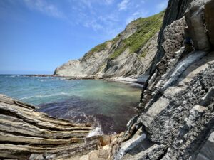 Vista del flysch de zumaia